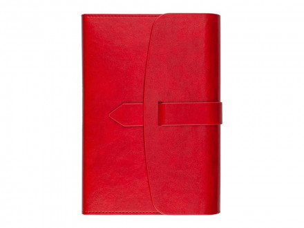 Ежедневник недатированный А5 Senate с магнитным клапаном, красный