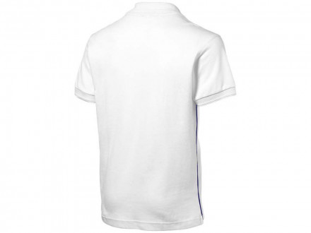 Рубашка-поло Backhand мужская белый/темно-синий