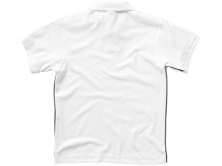 Рубашка-поло Backhand мужская белый/темно-синий