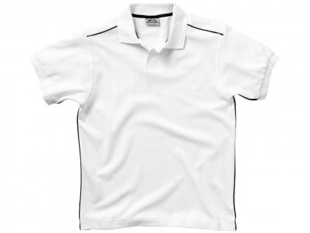 Рубашка-поло Backhand мужская белый/темно-синий