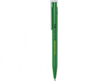 Шариковая ручка Unix из переработанной пластмассы, черные чернила - Зеленый
