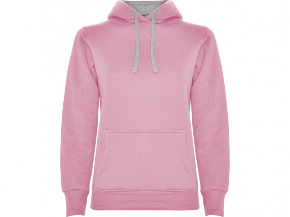 Толстовка с капюшоном Urban женская, светло-розовый