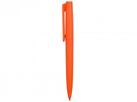 Ручка пластиковая шариковая Umbo, оранжевый/черный