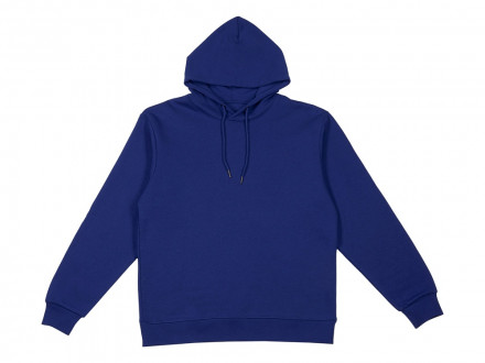 Толстовка с капюшоном оверсайз Lisbon унисекс, классический синий