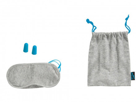 Набор для путешествия Miami  (Jersey): подушка, повязка для глаз, беруши