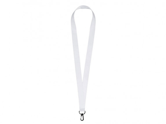 Ланъярд 2 см под сублимацию с трендовым карабином, черный