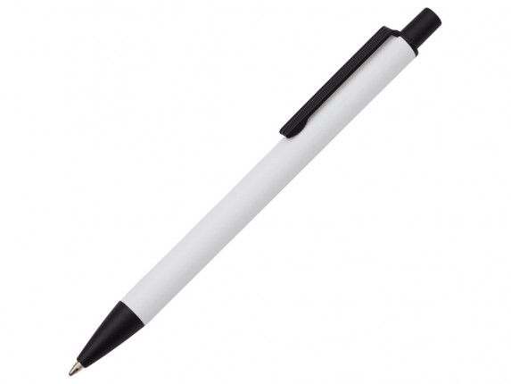 Ручка металлическая шариковая Groove M Recy, белый