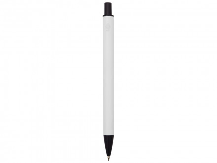 Ручка металлическая шариковая Groove M Recy, белый