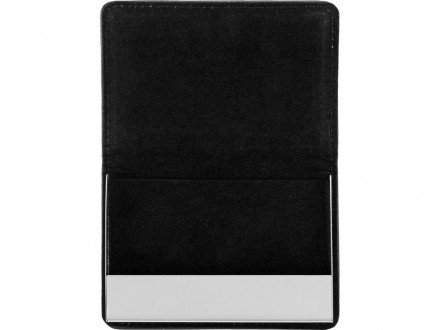 Визитница Намибия, черный/серебристый