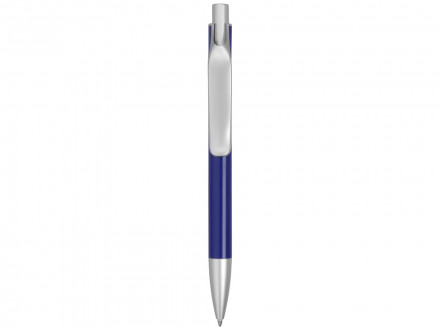 Ручка металлическая шариковая Large, синий/серебристый