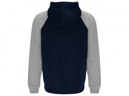 Толстовка с капюшоном Badet мужской, серый меланж/нэйви
