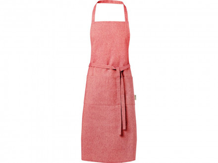 Pheebs 200 g/m2 recycled cotton apron, красный яркий