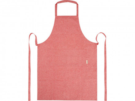 Pheebs 200 g/m2 recycled cotton apron, красный яркий