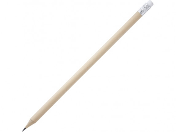 Карандаш деревянный COUVET с ластиком, бежевый