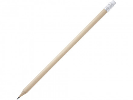 Карандаш деревянный COUVET с ластиком, бежевый