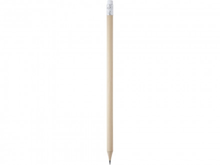 Карандаш деревянный COUVET с ластиком, бежевый