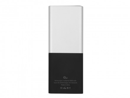 Портативное зарядное устройство с подсветкой логотипа Quark, 6000 mAh