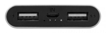 Портативное зарядное устройство с подсветкой логотипа Quark, 6000 mAh