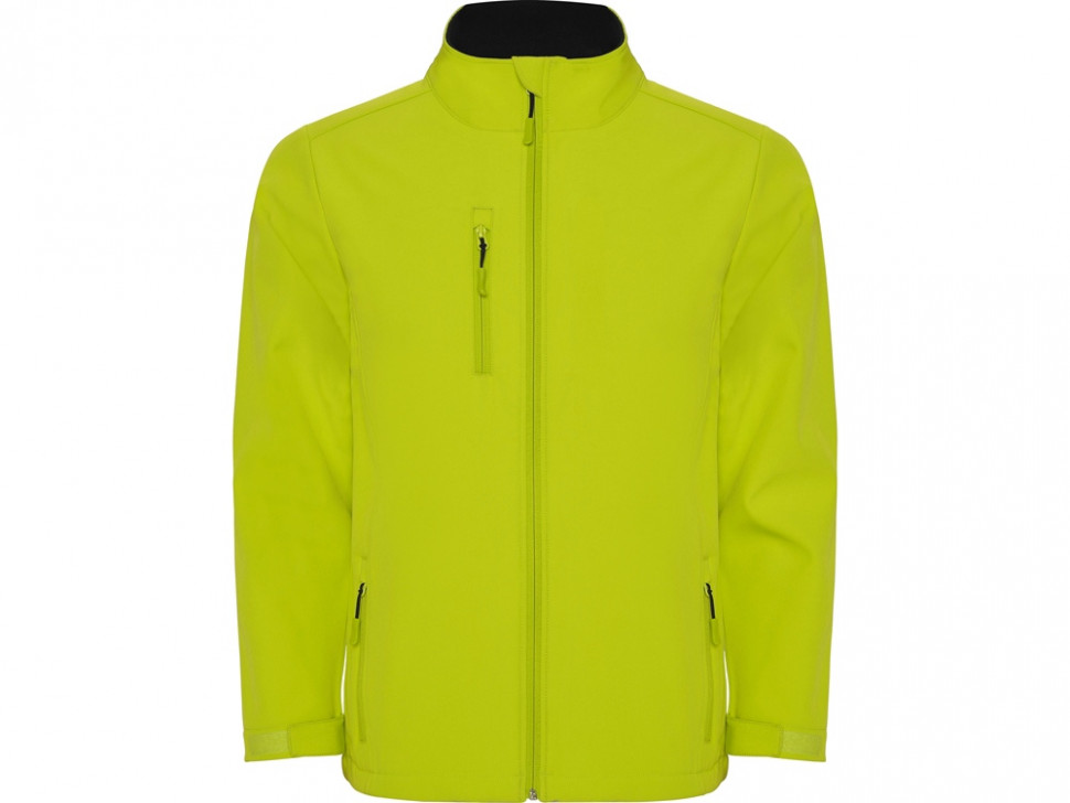 Куртка софтшелл Nebraska мужская, лаймовый пунш
