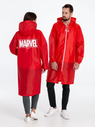 Дождевик Marvel, красный