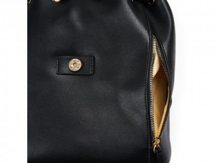 Рюкзак женский Beverly Hills Polo Club, черный/желтое золото
