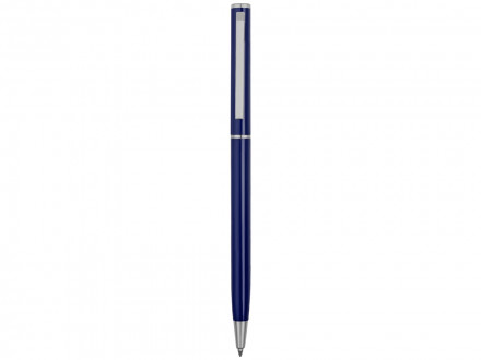 Ручка металлическая шариковая Атриум, ярко-синий