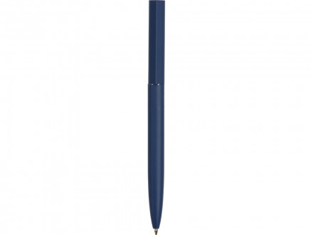 Шариковая металлическая ручка Minimalist софт-тач, темно-синяя