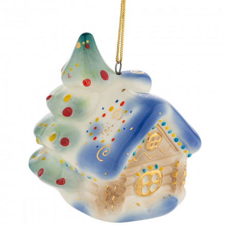 Фарфоровая елочная игрушка Snug