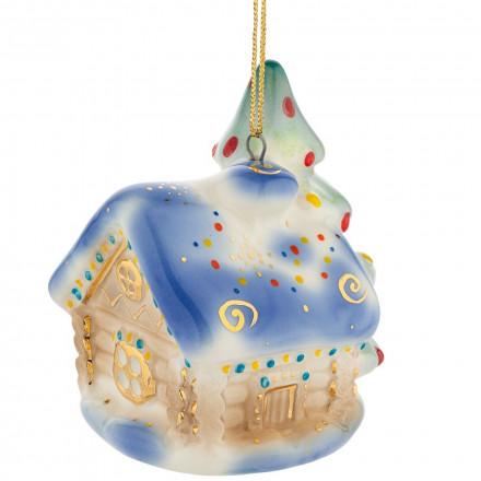 Фарфоровая елочная игрушка Snug