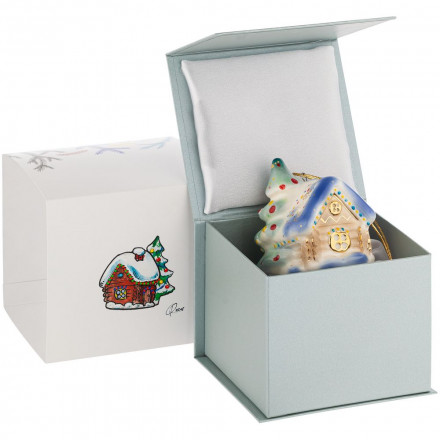 Фарфоровая елочная игрушка Snug