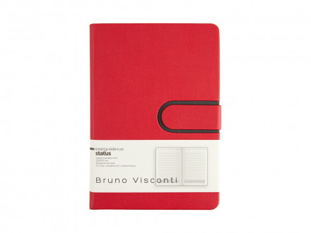 Ежедневник недатированный А5 Status, красный