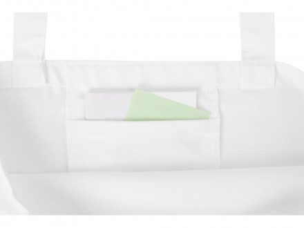 Сумка с широким дном и боками, белый