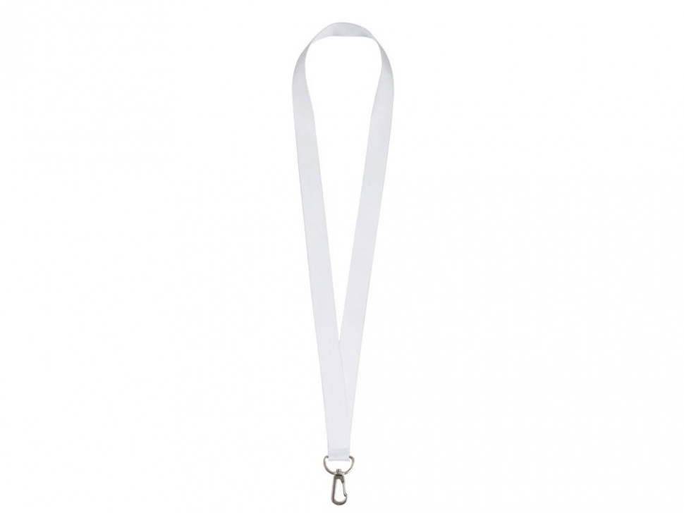 Ланъярд 2 см под сублимацию с трендовым карабином, серебристый