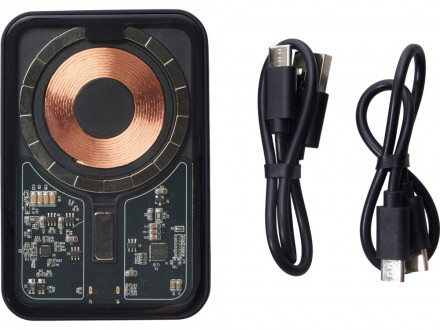 Беспроводной магнитный внешний аккумулятор с QC\PD MagnifIQ, 10000 мАч, 15 Вт, черный