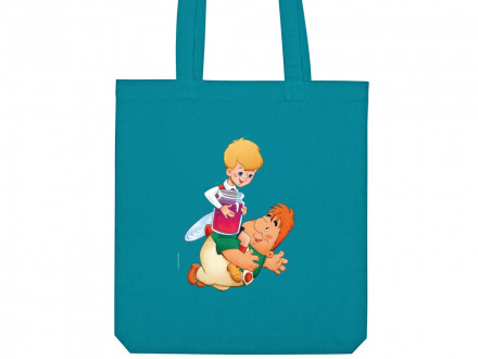 Сумка из плотного хлопка Карлсон, 220 г/м2, бирюзовый 320C NEW