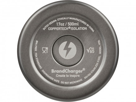 Вакуумная термобутылка с медной изоляцией Vita, 500 мл, серый (Р)