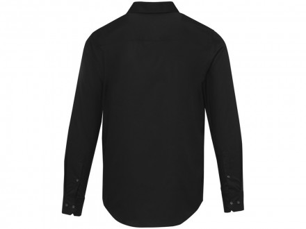 Citrine мужская рубашка из твила - сплошной черный
