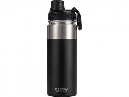 Вакуумная термобутылка ALPINE FLASK, 530 мл, черный