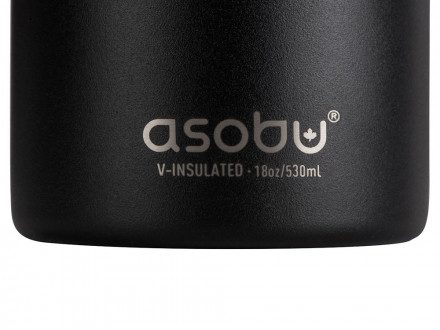 Вакуумная термобутылка ALPINE FLASK, 530 мл, черный