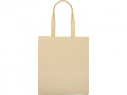 Сумка для шопинга Twin двухцветная из хлопка, 180 г/м2, синий/натуральный