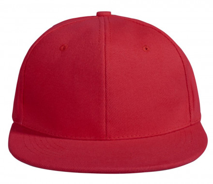 Бейсболка Unit Snapback с прямым козырьком, красная