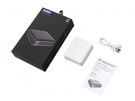 Внешний аккумулятор Brick 10 с быстрой зарядкой QC/PD, 10000 мАч, белый