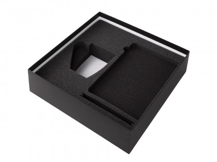 Подарочный набор с блокнотом С2, металлической ручкой и кружкой, фиолетовый