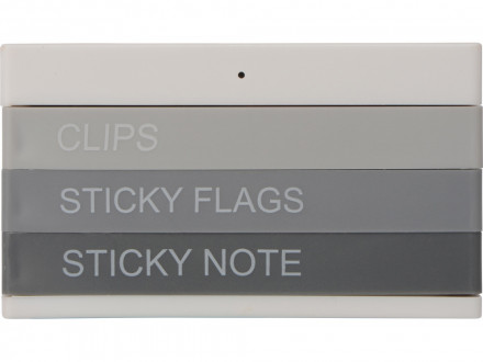 Настольный органайзер с функцией беспроводной зарядки, белый