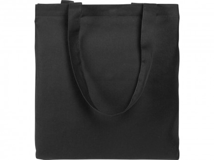 Сумка Element из хлопка для покупок, 180 г, черный (Р)