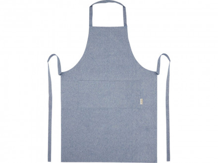Pheebs 200 g/m2 recycled cotton apron, синий