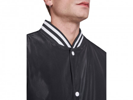 Бомбер утепленный California унисекс, черный/белый